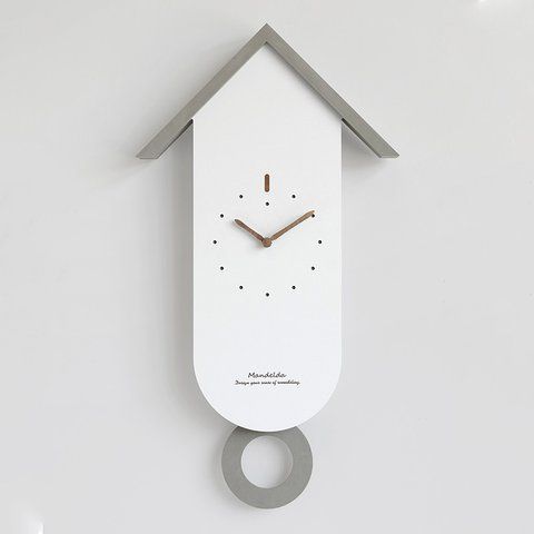 Настінний годинник Mandelda Cuckoo - White С633 фото
