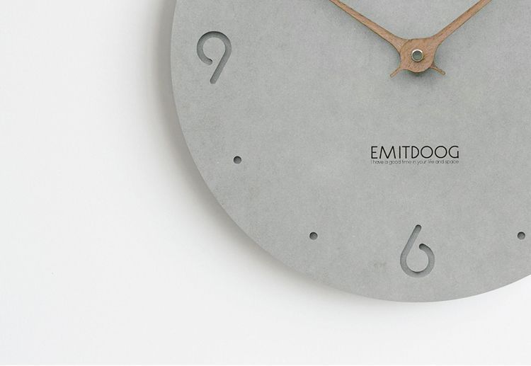 Настінний годинник EMITDOOG MOON Arabic/Dots - 38cm G64 фото