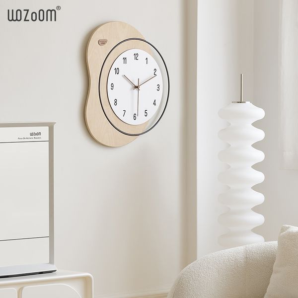 Настінний годинник WOZоOM Bean - Light Brown Z682 фото