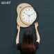 Настінний годинник WOZоOM Bean - Light Brown Z682 фото 2