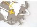 Настінний годинник Mandelda TRAVEL - Gray C70 фото 3