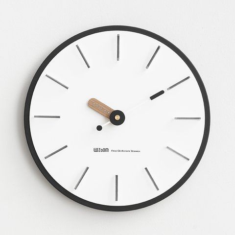 Настінний годинник WOZоOM Paragraph - White Z113 фото