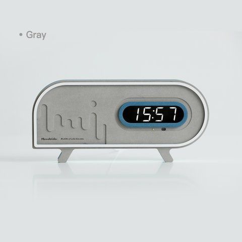 Настільний годинник Mandelda RETRO - Gray С817 фото