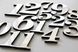 Настінний 3d годинник CURSIVE - Silver T4224S фото 6