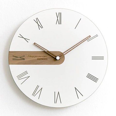 Настінний годинник EMITDOOG Wooden Piece - 36cm G272 фото