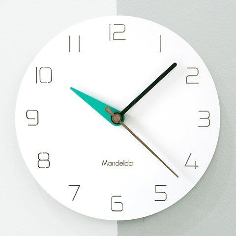 Настінний годинник Mandelda COLOR HAND - Green - 29cm С340 фото