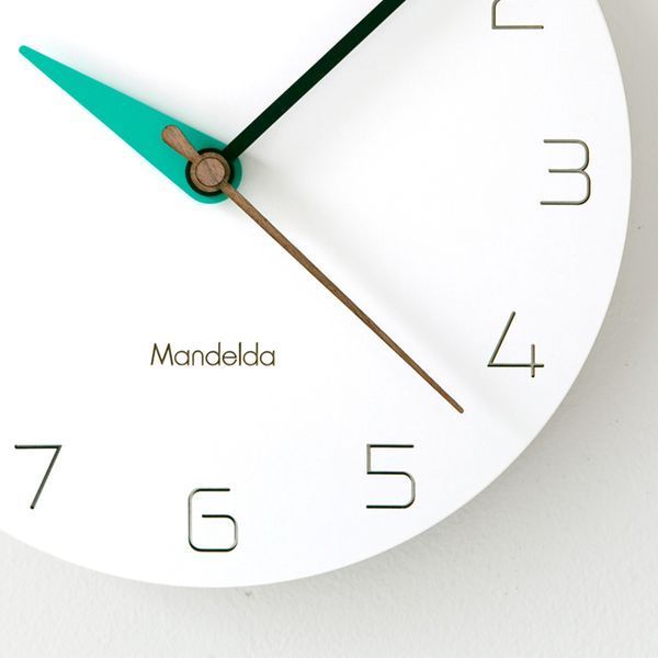 Настінний годинник Mandelda COLOR HAND - Green - 29cm С340 фото