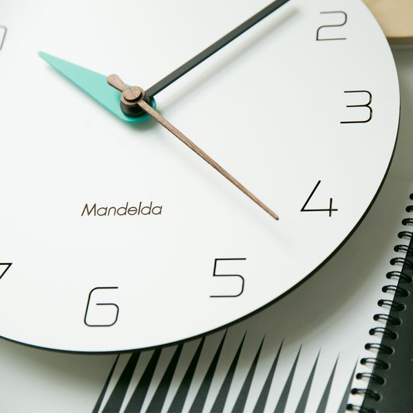 Настінний годинник Mandelda COLOR HAND - Green - 29cm С340 фото