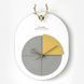 Настінний годинник Mandelda Deer Oval - Gray С687 фото 1