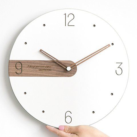 Настінний годинник EMITDOOG Wooden Piece - 29cm G245 фото