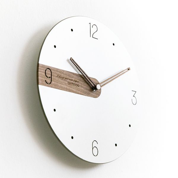 Настінний годинник EMITDOOG Wooden Piece - 29cm G245 фото