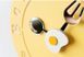 Настінний годинник Mandelda EGG - Yellow M178 фото 3