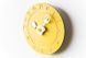 Настінний годинник Mandelda EGG - Yellow M178 фото 2