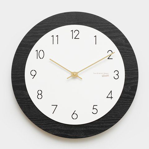 Настінний годинник WOZоOM Aesthetic - Black   фото