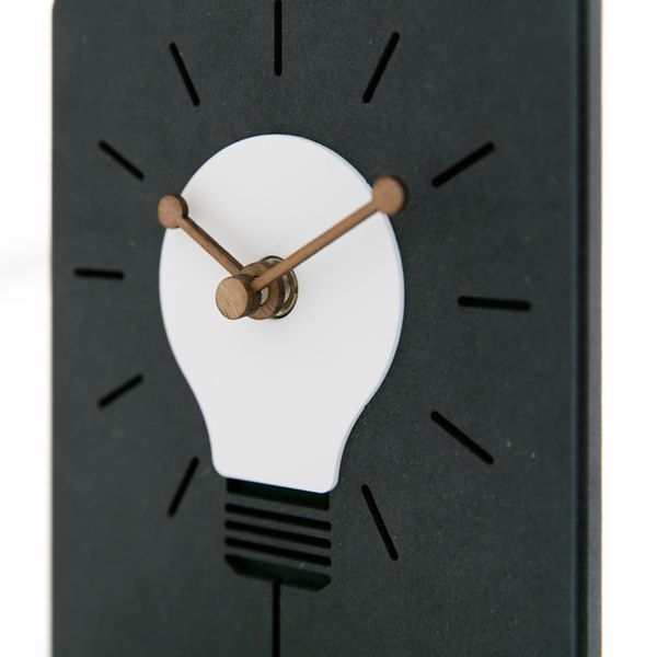 Настільний годинник Mandelda LAMP - Black С487 фото