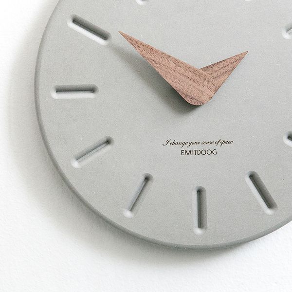 Настінний годинник EMITDOOG Drop - Gray   фото