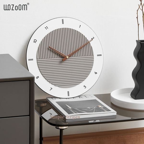Настінний годинник WOZоOM Hologram - Gray   фото