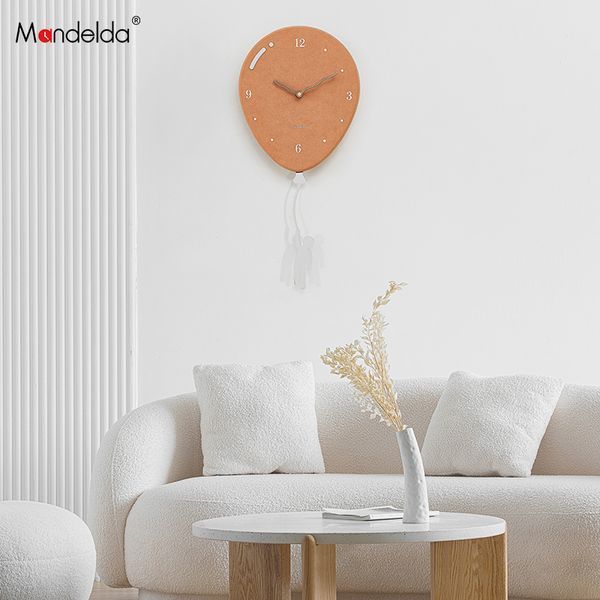 Настінний годинник Mandelda BALL - Orange С999 фото