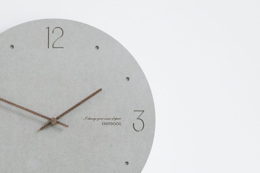 Настінний годинник EMITDOOG Concrete G47 фото
