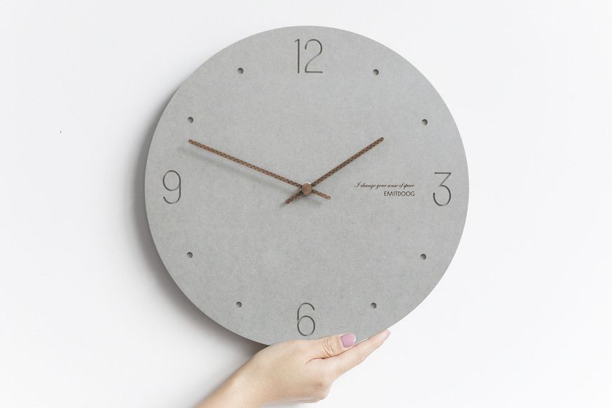 Настінний годинник EMITDOOG Concrete G47 фото