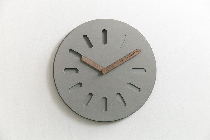 Настінний годинник EMITDOOG Round Wheel - Gray G90 фото