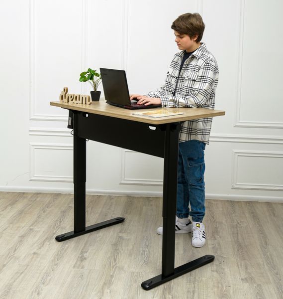 Cтіл з регулюванням висоти SingBee&trade; E-Table 120см, Чорний ЕТ-12070-BK фото