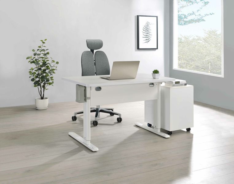 Cтіл з регулюванням висоти SingBee&trade; E-Table 150см, Білий ЕТ-15070-WT фото