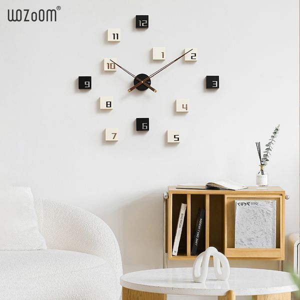 Настінний годинник WOZoOM CUBES - White Z962-1 фото