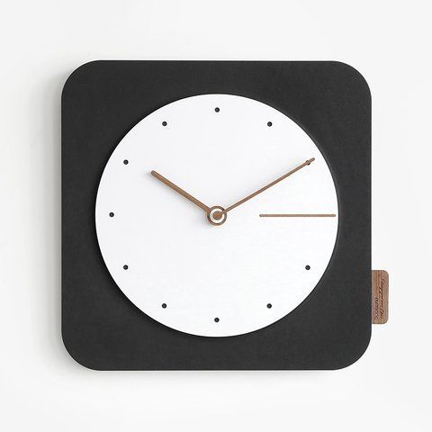Настінний годинник EMITDOOG InCube - Black G371 фото