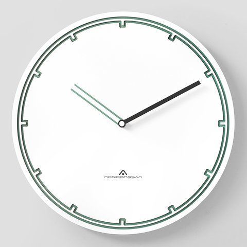 Настінний годинник NORIDONGSAN Pattern - Green С571 фото