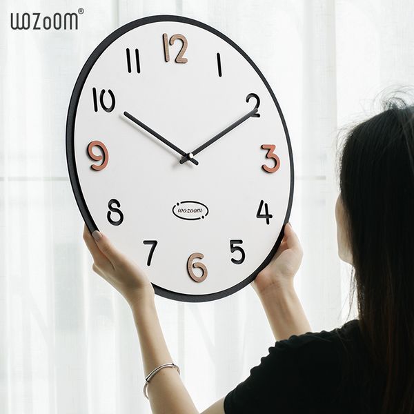Настінний годинник WOZоOM Warm - 30см Z1431 фото