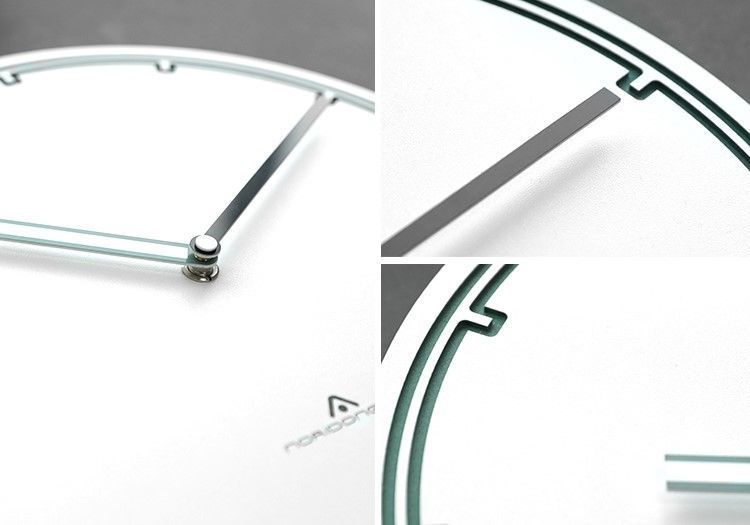 Настінний годинник NORIDONGSAN Pattern - Green С571 фото