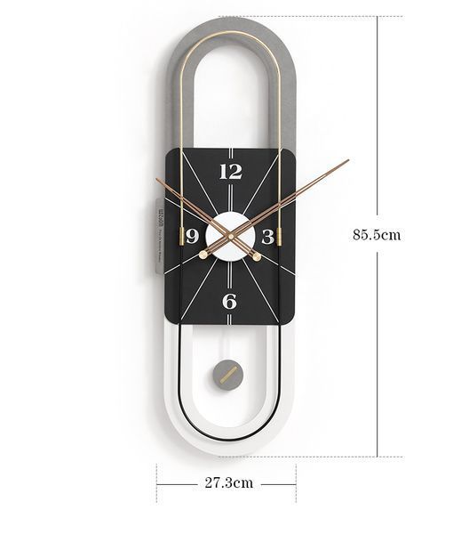 Настінний годинник WOZoOM Time Capsule - Black Z727 фото