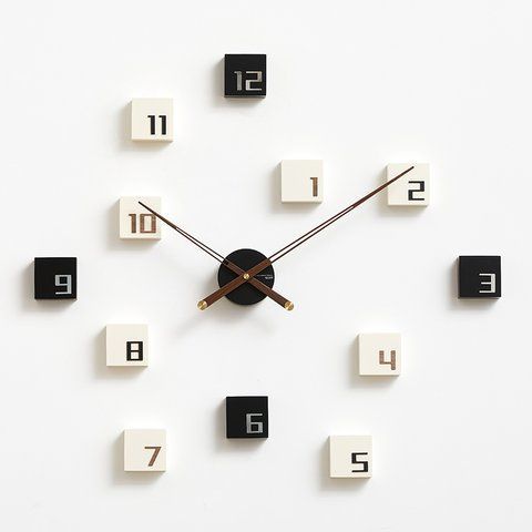 Настінний годинник EMITDOOG CUBES - White Z962 фото