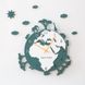 Настінний годинник Mandelda SAVE AFRICA - Green С74 фото 1